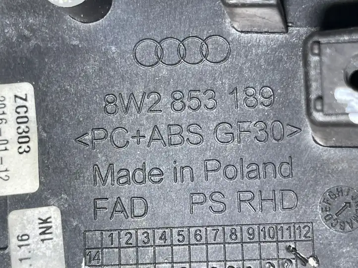 Audi A4 S4 B9 (2015 - 2019) 8W2853189 Отделка внутренней панели салона — фото 4