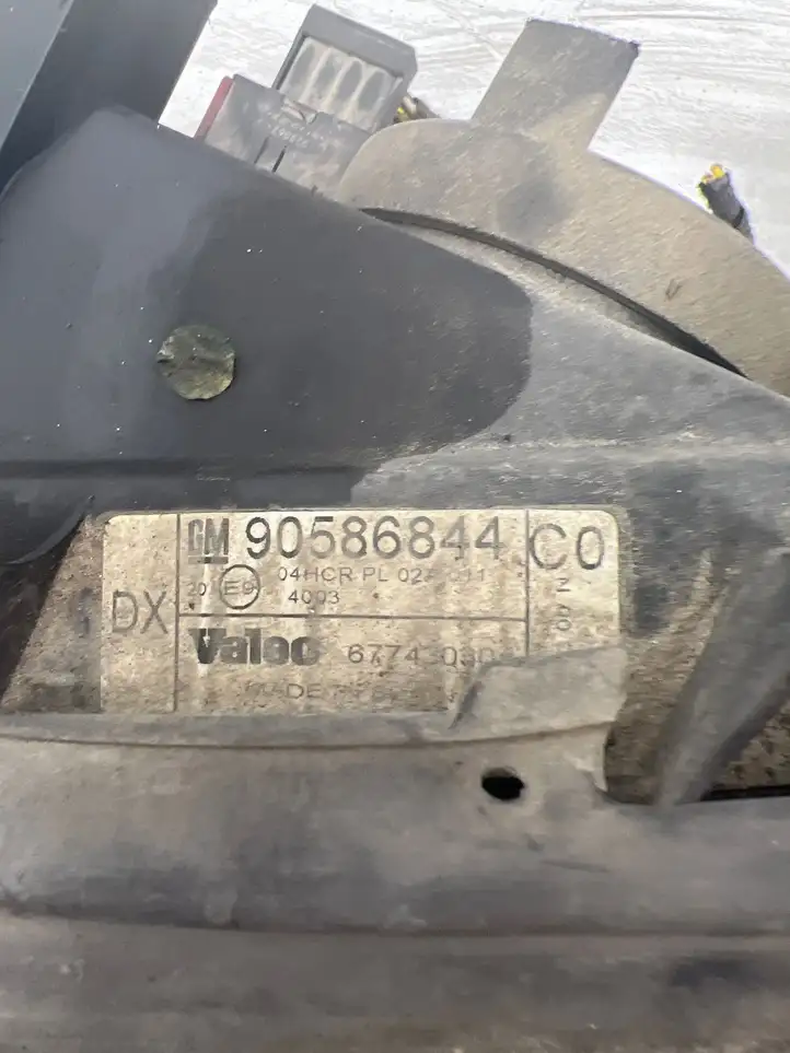 Opel Vectra B (1999 - 2002) 90586844 Передняя фара — фото 3