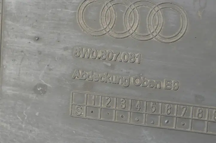 Audi A4 S4 B9 (2015 - 2019) 8W0807081 Верхняя панель радиатора — фото 2