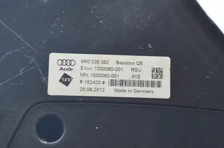 Audi Q5 SQ5 (2008 - 2012) 8R0035382 Сабвуфер — фото 3