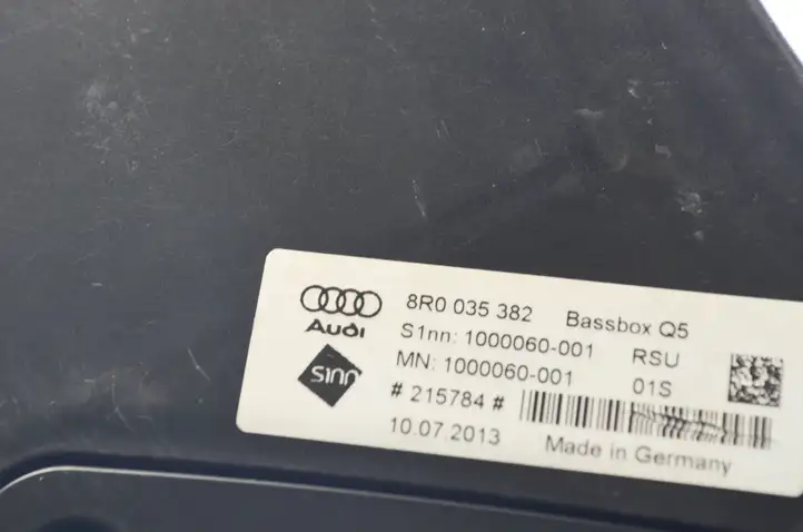 Audi Q5 SQ5 (2012 - 2017) 8R0035382 Сабвуфер — фото 3