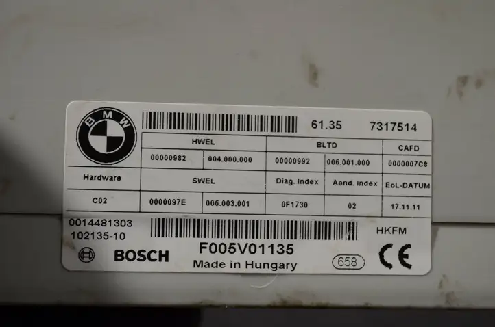 BMW 5 F10 F11 (2009 - 2016) 7317514 Блок управления крышкой багажника — фото 4