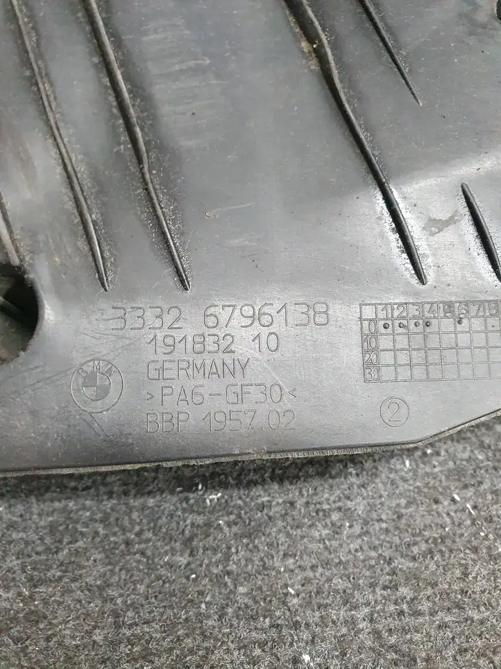 BMW 3 F30 F35 F31 (2012 - 2018) 6796138 Защита днища задней части — фото 3