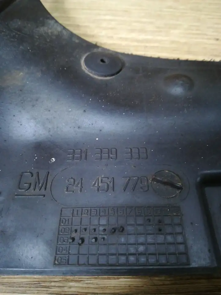 Opel Meriva A (2002 - 2006) 24451779 Защита днища передней части — фото 3