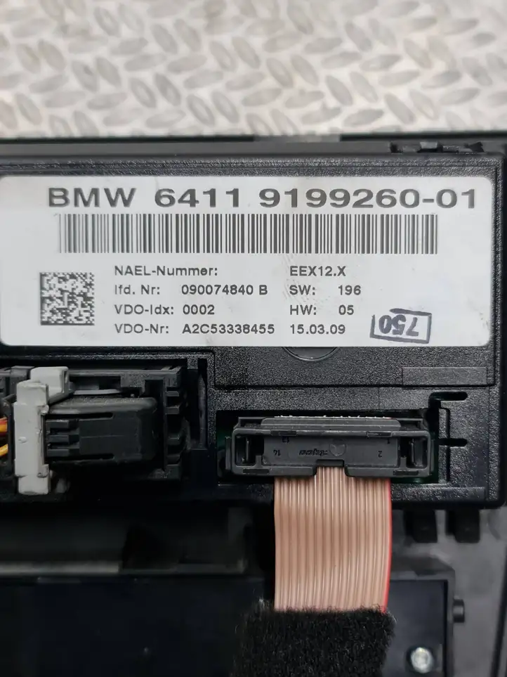 BMW 1 E81 E87 (2004 - 2011) 919926001 Блок управления климат-контролем — фото 6