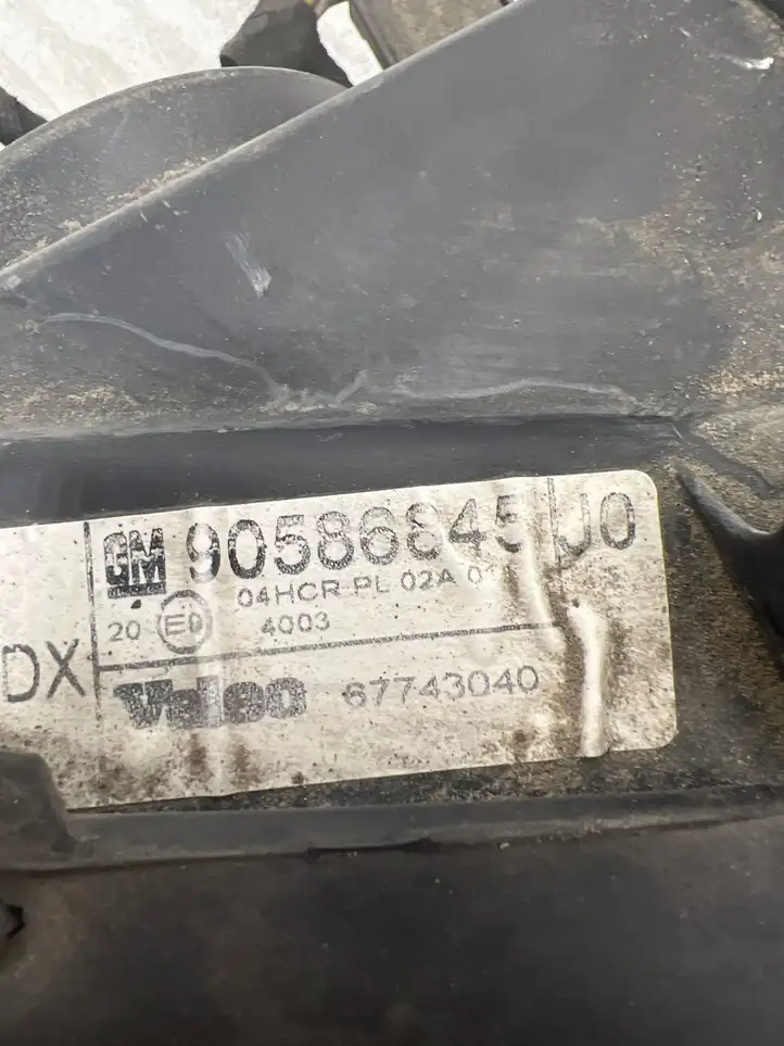 Opel Vectra B (1999 - 2002) 90586845 Передняя фара — фото 3