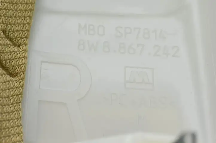 Audi A5 (2016 - ) 8W8867242 Верхняя обшивка стойки B — фото 8