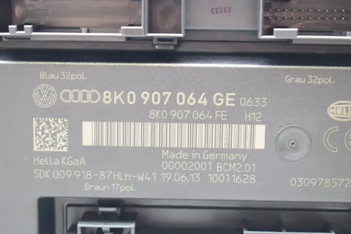 Audi A5 8T 8F (2011 - 2016) 8K0907064GE Модуль управления кузовом (BCM) — фото 9