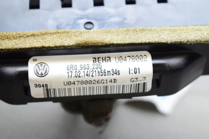 Skoda Rapid (NH) (2012 - 2019) 6R0963235 Электрический отопитель салона — фото 8