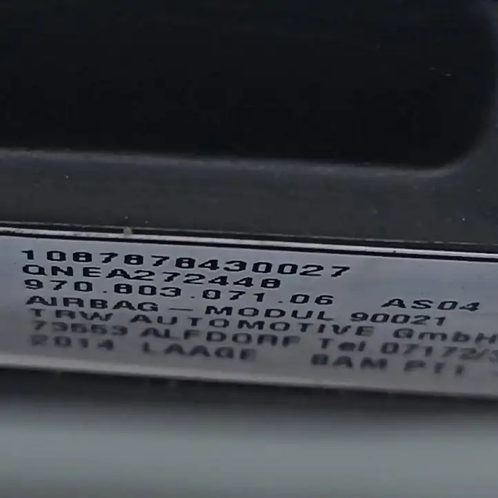 Porsche Panamera (970) (2013 - 2016) 97080307106 Подушка безопасности пассажира — фото 8