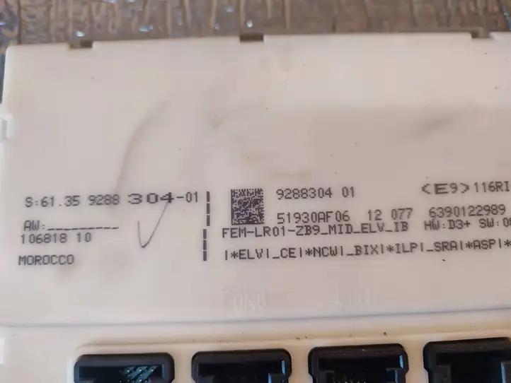 BMW 3 F30 F35 F31 (2012 - 2018) 9288304 Прочие блоки управления — фото 5