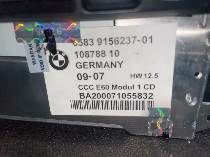 BMW 5 E60 E61 (2004 - 2010) 65839156237 Навигационный привод CD/DVD — фото 5