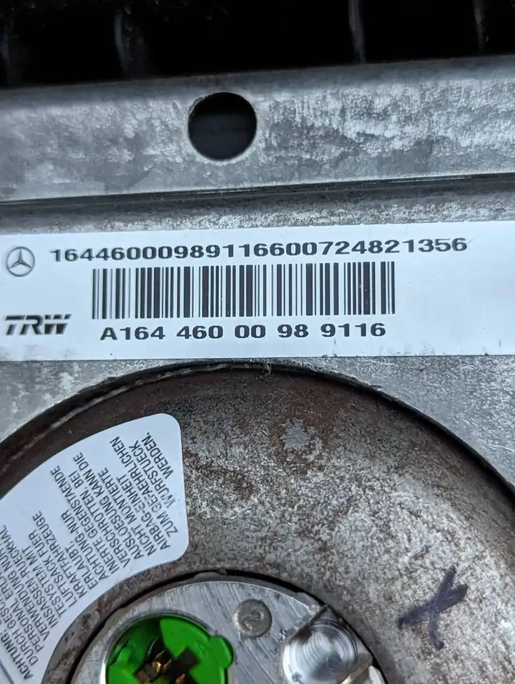Mercedes-Benz R W251 (2005 - 2013) A1644600098 Подушка безопасности руля — фото 3