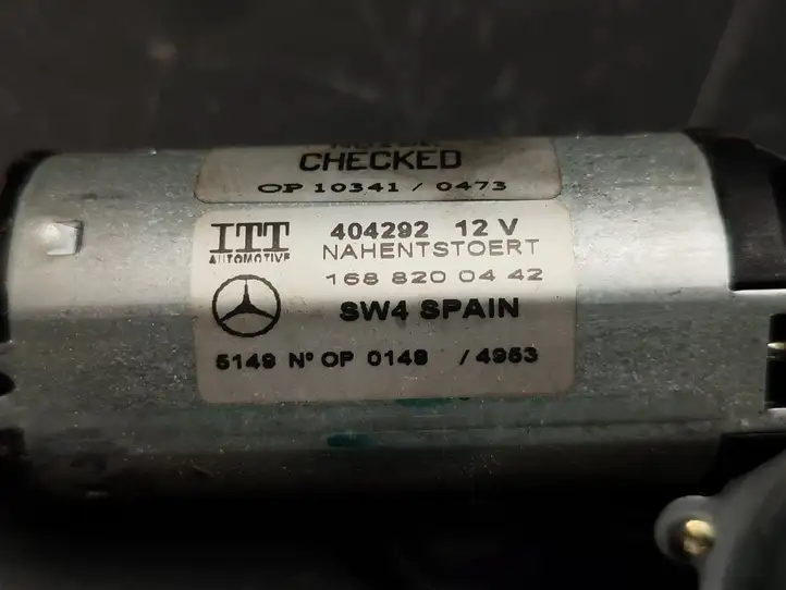 Mercedes-Benz A W168 (1997 - 2004) 1688200442 Двигатель стеклоочистителя заднего стекла — фото 4