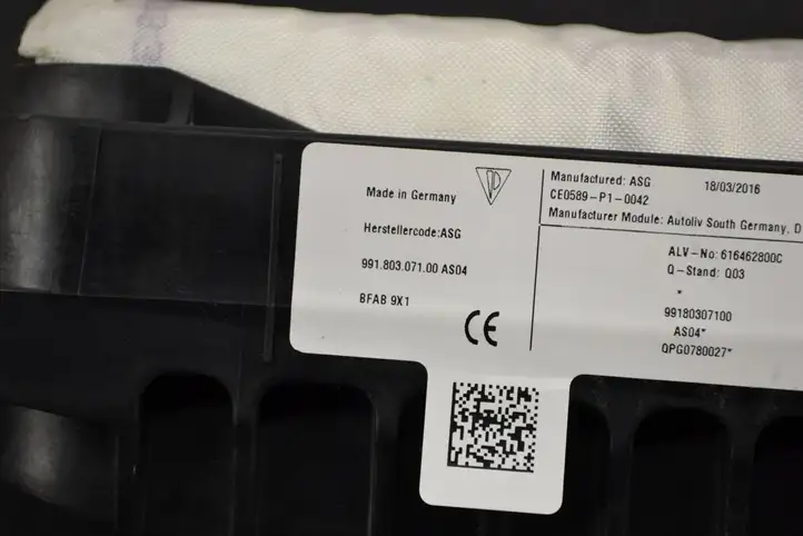 Porsche 911 991 (2011 - 2019) 99180307100 Подушка безопасности пассажира — фото 7