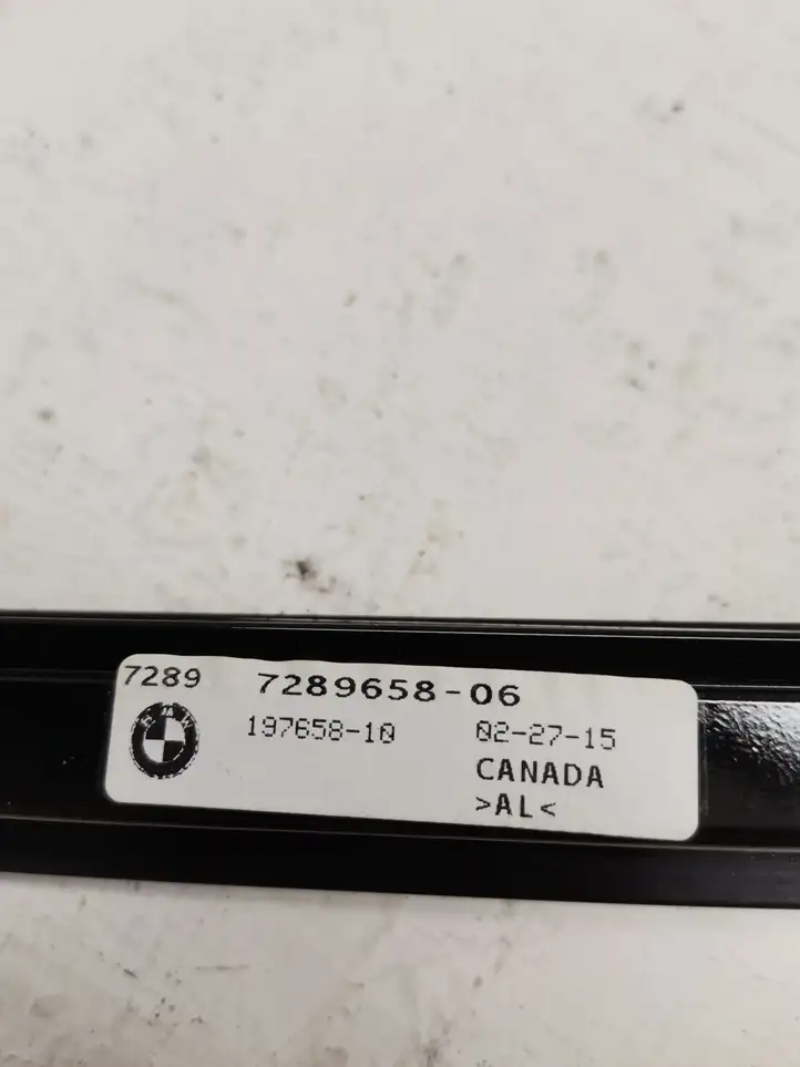 BMW X5 F15 (2013 - 2017) 7289658 Рамка дверного стекла задней двери — фото 2