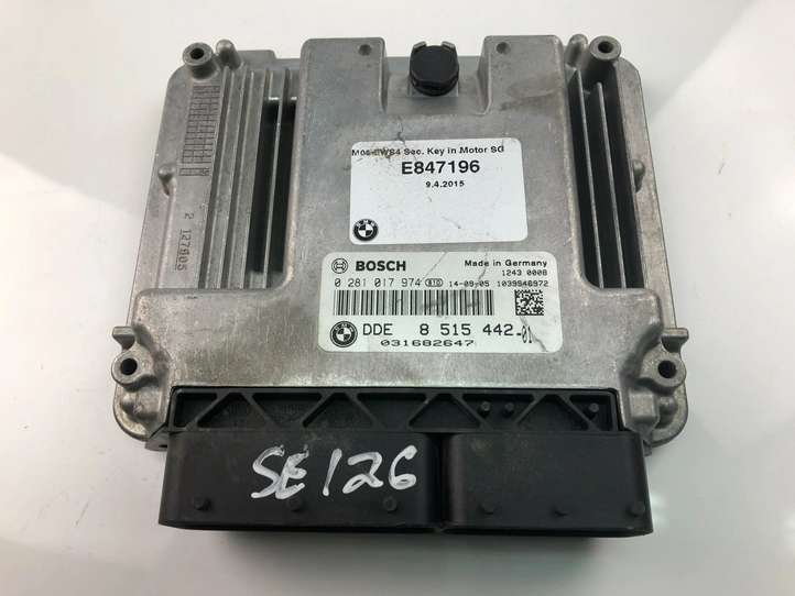 BMW 3 F30 F35 F31 (2012 - 2018)  8515442 Блок управления двигателем ECU