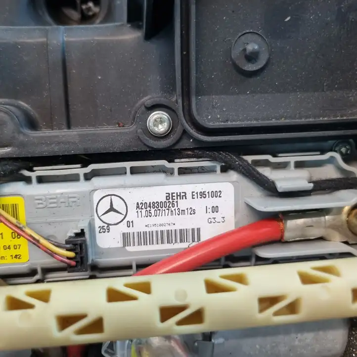 Mercedes-Benz C W204 (2007 - 2014) A2048300962 Комплект системы вентиляции салона — фото 4