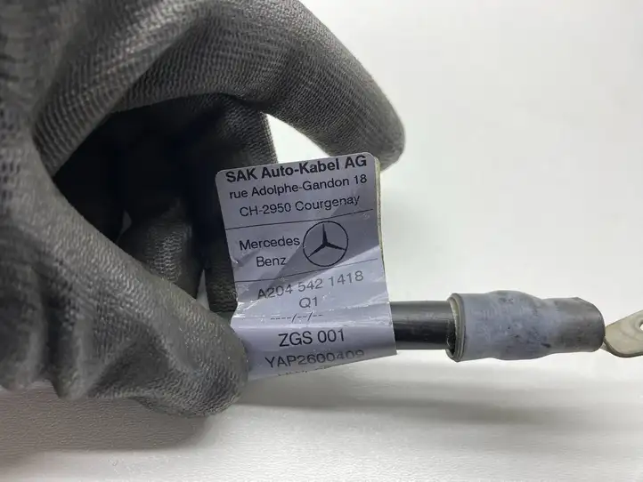 Mercedes-Benz C W204 (2007 - 2014) A2045421418 Минусовой провод аккумулятора — фото 6