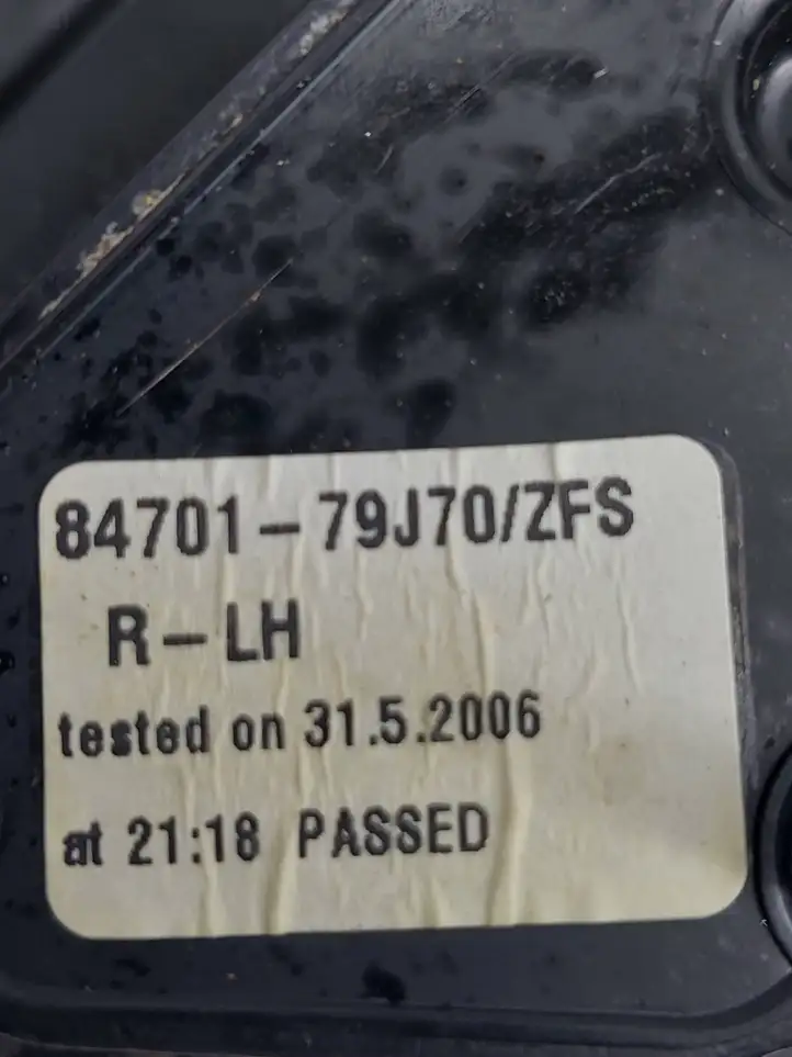 Suzuki SX4 (2006 - 2009) 8470179J70 Боковое зеркало с электроприводом — фото 5