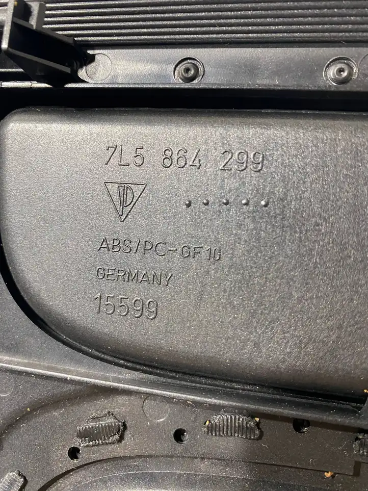 Porsche Cayenne (9PA) (2002 - 2010) 7L5864299 Другая деталь консоли (туннеля) — фото 5