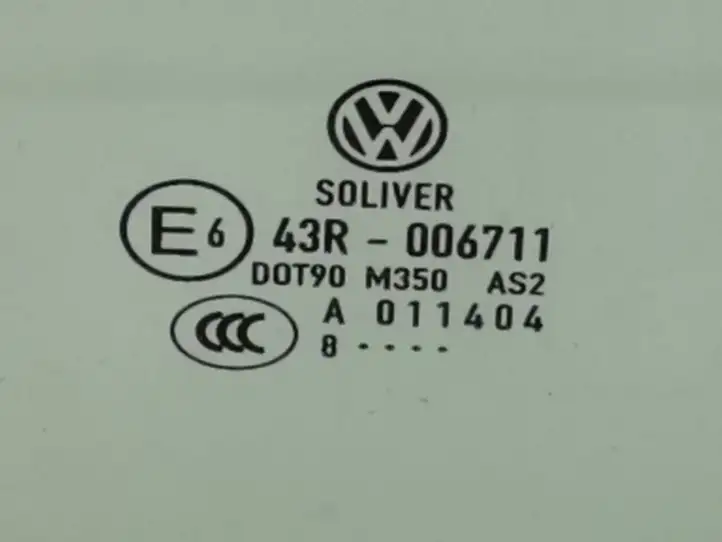 Volkswagen PASSAT B6 (2005 - 2010) Стекло задней двери — фото 2