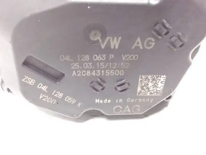Audi A6 C7 (2014 - 2018) 04L128063P Дроссельная заслонка — фото 4