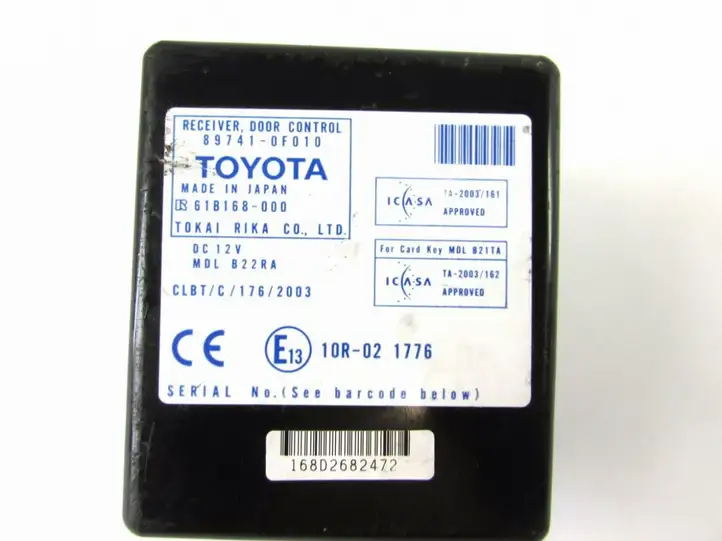 Toyota Corolla Verso E121 (2004 - 2007) Блок иммобилайзера — фото 2