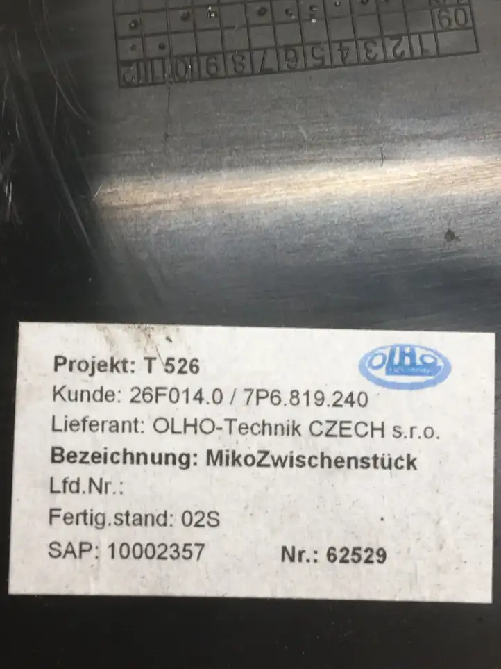 Volkswagen Touareg II (2010 - 2018) 7P6819240 Другая деталь консоли (туннеля) — фото 2