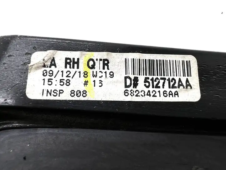 Dodge Challenger (2014 - ) 68234216AA Заднее боковое стекло — фото 3