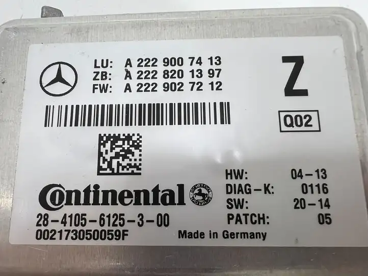 Mercedes-Benz C W205 (2014 - 2021) A2229007413 Камера в лобовом стекле — фото 9