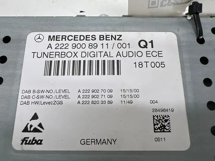 Mercedes-Benz C W205 (2014 - 2021) A2229008911 Магнитола / мультимедийная система — фото 6