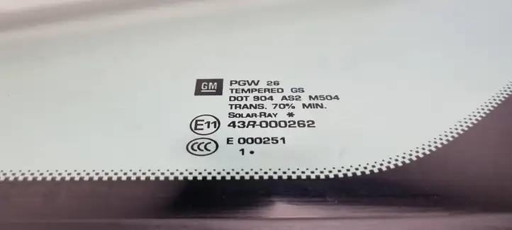 Opel Zafira B (2008 - 2014) 12841829 Треугольное стекло кузова — фото 2