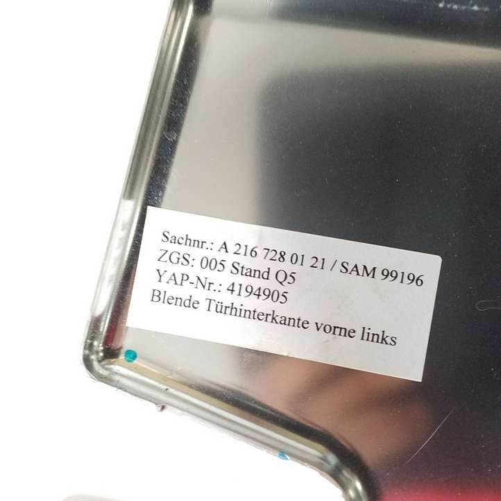 Mercedes-Benz CL C216 (2007 - 2014)  A2167280121 Другая деталь отделки пере́дней дверей