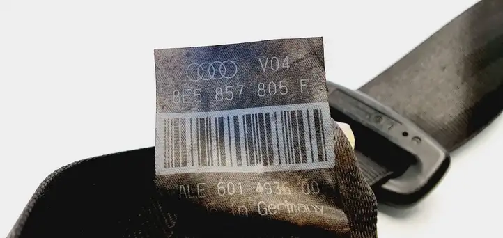 Audi A4 S4 B7 8E 8H (2004 - 2009) 8E5857805F Задний ремень безопасности — фото 5