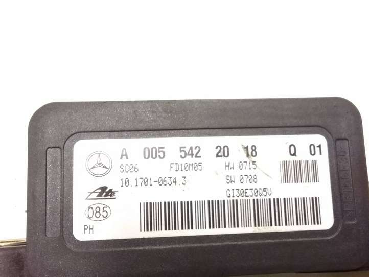 Mercedes-Benz ML W164 (2005 - 2011)  A0055422018 Датчик ESP (системы стабильности) (датчик курсовой устойчивости))