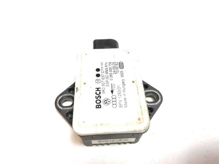 Audi Q5 (2008 - 2012)  8K0907637C Датчик ESP (системы стабильности) (датчик курсовой устойчивости))