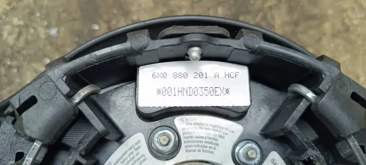 Volkswagen Lupo (1998 - 2005) 6X0880201A Подушка безопасности руля — фото 5