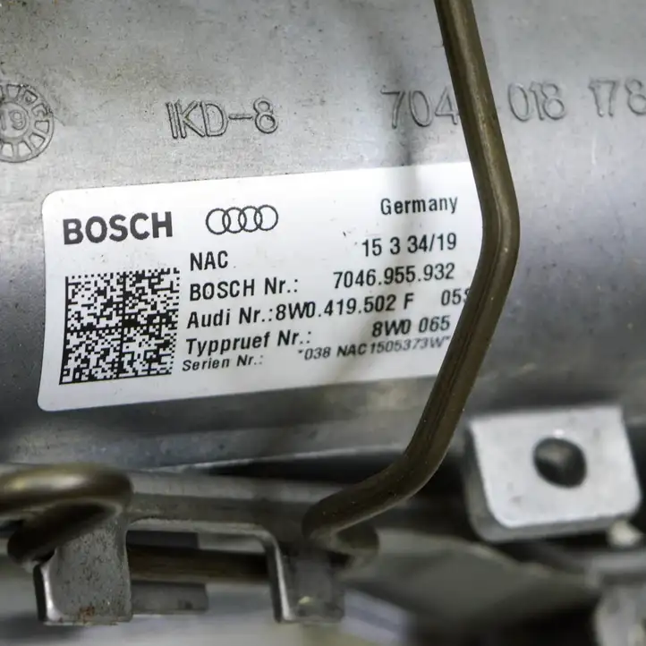 Audi A4 S4 B9 8W (2019 - ) 8W0419502F Блокиратор руля — фото 6