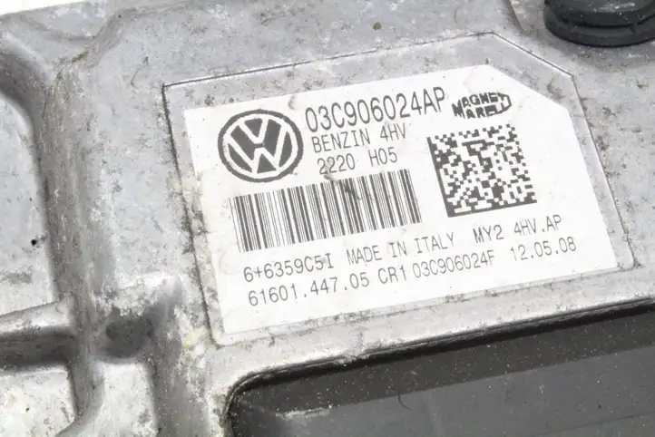 Volkswagen Polo VI (2015 - 2019) 03C906024AP Блок управления двигателем (ЭБУ) — фото 2