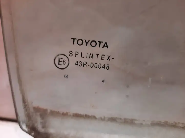 Toyota Yaris (2003 - 2005) 43R00048 Стекло задней двери — фото 2