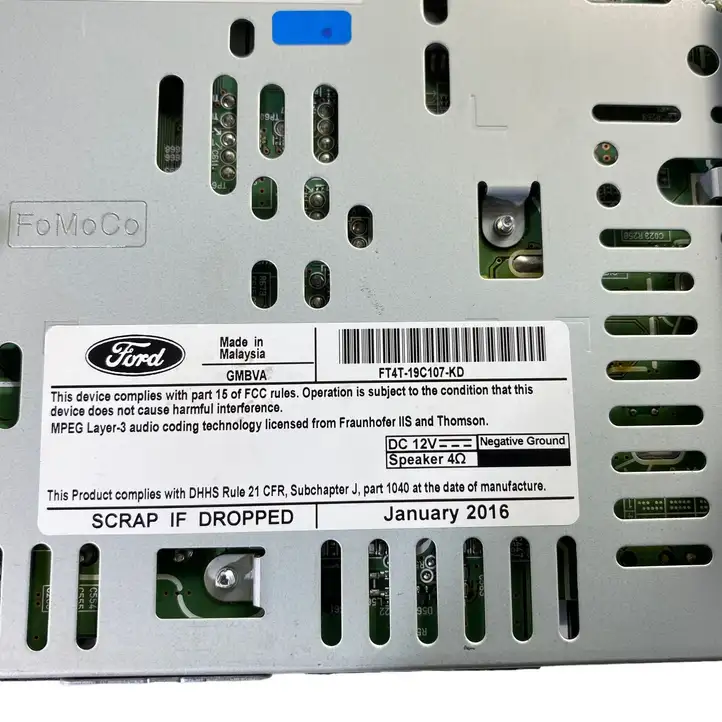 Ford Edge II (2015 - ) FT4T19C107KD Магнитола / мультимедийная система — фото 2