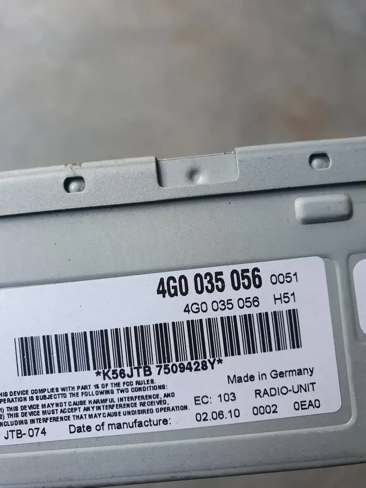 Audi A6 S6 C6 4F (2008 - 2011) 4G0035056 Усилитель звука — фото 4