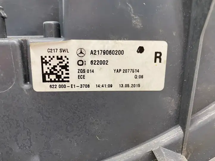 Mercedes-Benz S C217 (2015 - 2020) a2179060200 Задний фонарь в кузове — фото 2