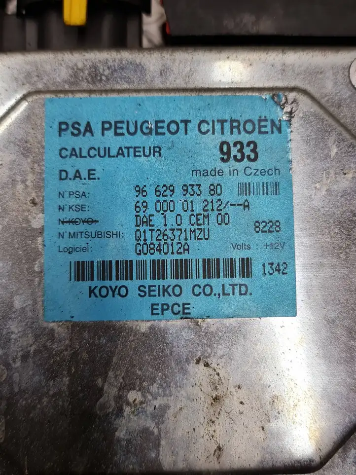 Citroen C2 (2003 - 2008) 9662993380 Блок управления усилителем руля — фото 6