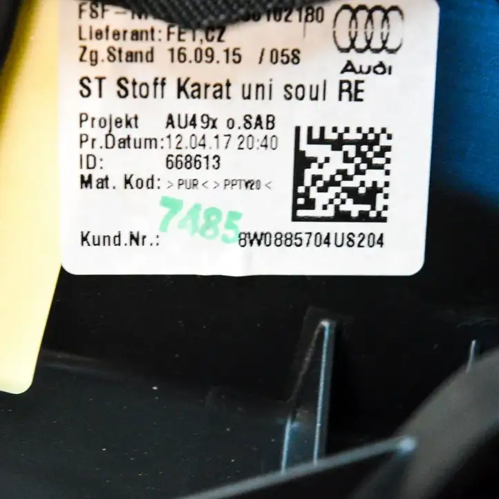 Audi A4 S4 B9 (2015 - 2019) 8W0885704 Заднее сиденье — фото 2