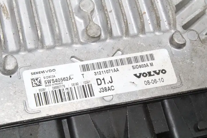 Volvo V50 (2008 - 2012) 5WS40562A Блок управления двигателем (ЭБУ) — фото 2