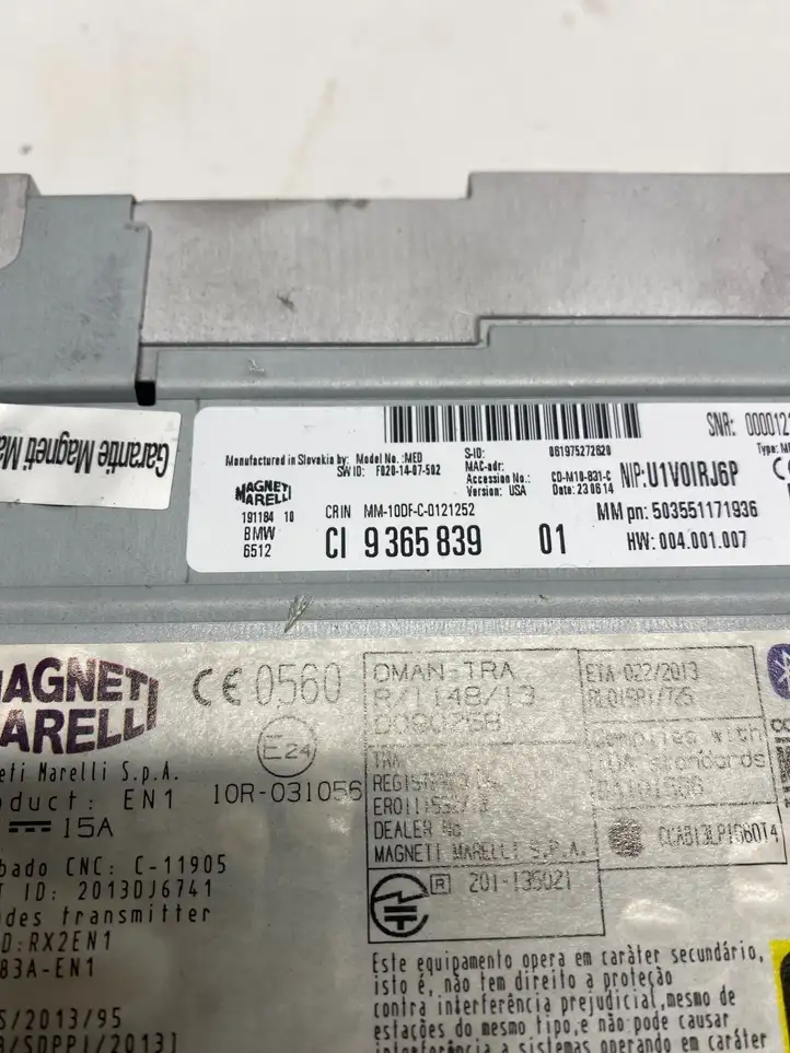 BMW 3 F30 F35 F31 (2012 - 2018) 9365839 Магнитола / мультимедийная система — фото 4