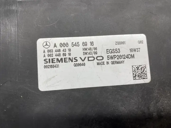 Mercedes-Benz E W212 (2009 - 2016) A0005456916 Блок управления АКПП — фото 4