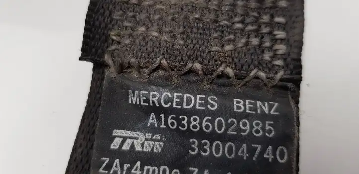 Mercedes-Benz ML W163 (1997 - 2005) A1638602985 Передний ремень безопасности — фото 2